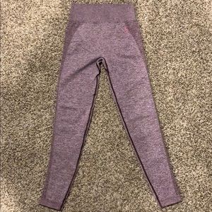 Purple gymshark leggings